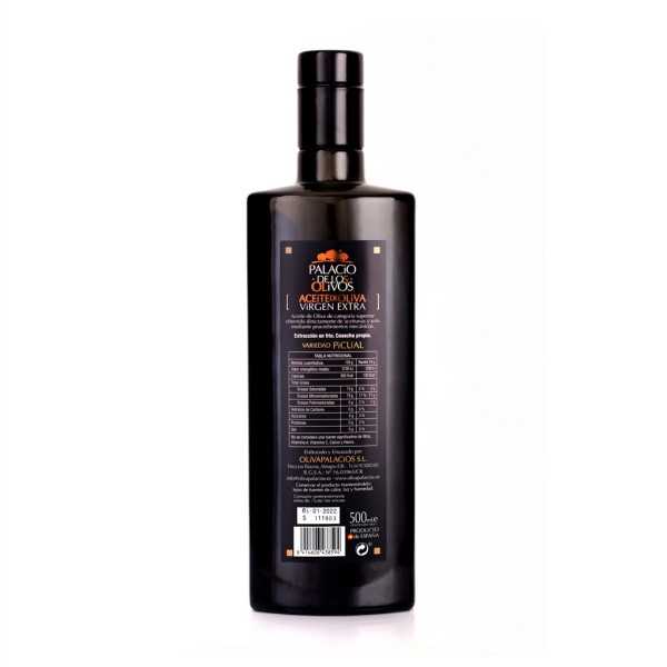 Huile d’Olive Palacio de Los Olivos - Picual 500 ml - Huile d'olive extra vierge - Palacio de los Olivos