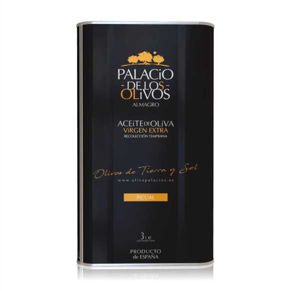 Huile d'Olive Palacio de Los Olivos - Picual Bidon de 3 Liters - Oliwa z oliwek w kanistrze - Palacio de los Olivos