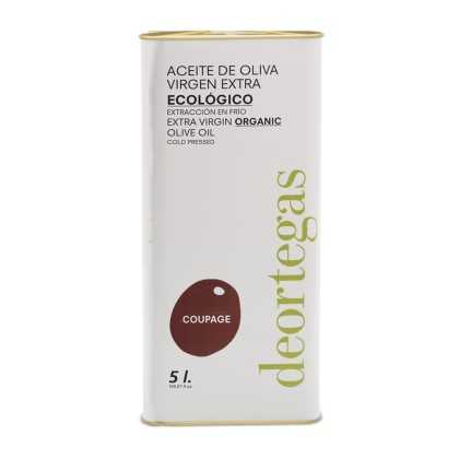 Organic Olive Oil Deortegas Coupage 5  Liter Canister - 5 liter canister - Deortegas