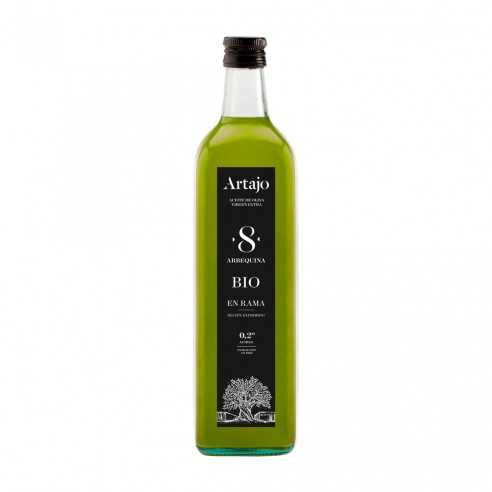 Naturbelassenes Bio-Olivenöl Artajo 8 ungefiltert 1 Liter Flasche