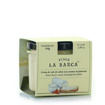 Finca la Barca – Ziegenlockencreme mit Pfefferflocken – 110 g - Delikatessen - Finca la Barca
