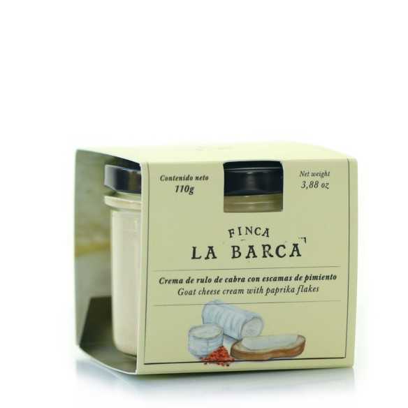 Finca la Barca - crème de chèvre frisée aux flocons de piment - 110 g - Épicerie fine - Finca la Barca