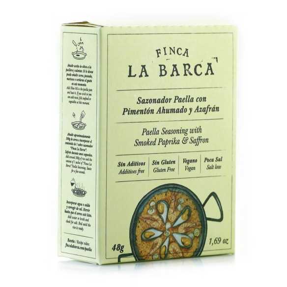 Finca la Barca - assaisonnement pour paella - 4 sachets 12g - Épices - Finca la Barca