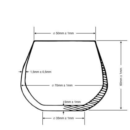 6 Olivenöl Testgläser - Olivenöl Test Gläser - 2