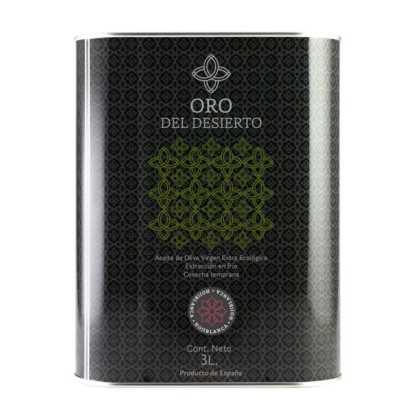 Organic Olive Oil Oro del Desierto Hojiblanca 3 liter canister - Organic olive oil - Oro del Desierto