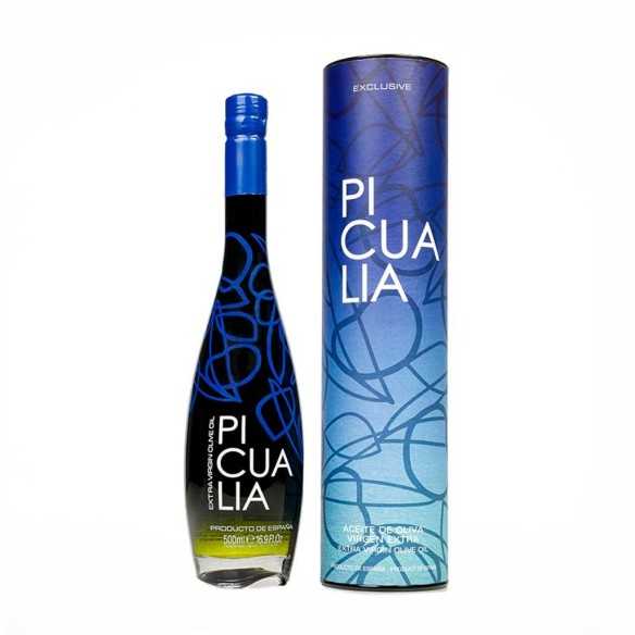 Huile d’Olive Picualia Premium Reserva Picual 500ml avec coffret cadeau - Huile d'olive extra vierge - Picualia