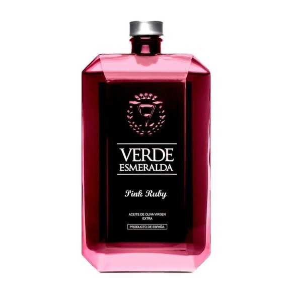 Aceite de Oliva Verde Esmeralda Pink Ruby Hojiblanca 500 ml - Aceite de oliva virgen extra - Verde Esmeralda