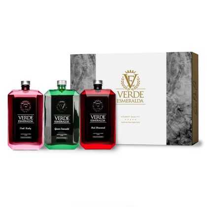 Olive Oil Verde Esmeralda Gift Pack Monovarietals 3 X 500 ml - Degustation - Verde Esmeralda