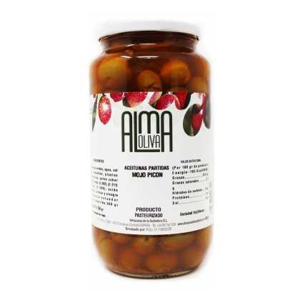 Almaoliva olives mojo picón - hojiblanca split - 950 g - Olives - Almazaras de la Subbetica