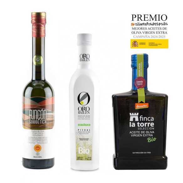Spanische Bio-Testsieger 2025 – Das Olivenöl-Set der Gewinner ALIMENTOS DE ESPAÑA - Testsieger - Alimentos de España