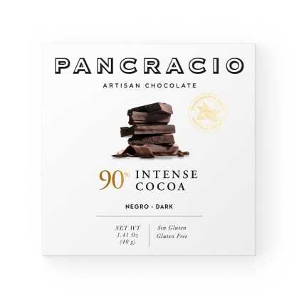 Pancracio - dark chocolate intense cocoa 90% - 40 g - Chocolate - Pancracio