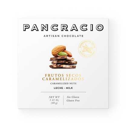Pancracio - Chocolate con frutos secos caramelizados 40 g - Chocolate - Pancracio
