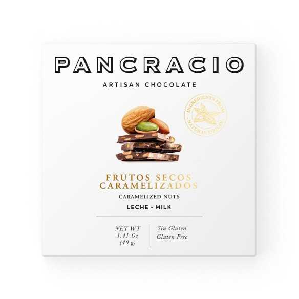 Pancracio - Chocolat aux noix caramélisées 40 g - Chocolat - Pancracio