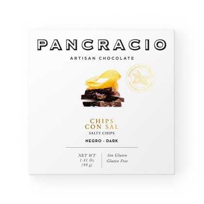 Pancracio - Dunkle Schokolade mit Chips und Salz - 40 g - Schokolade - Pancracio