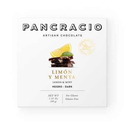 Pancracio - Dark Chocolate with Lemon and Mint - 40 g - Chocolate - Pancracio