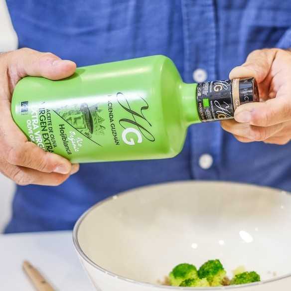 Organic Olive Oil Hacienda Guzmán Hojiblanca 500 ml - Olive oil - Hacienda Guzmán