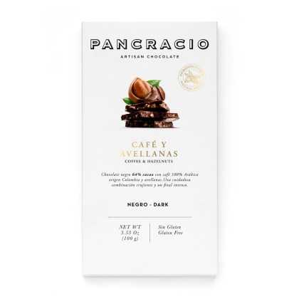 Pancracio - Chocolat noir au café et aux noisettes - 100 g - Chocolat - Pancracio
