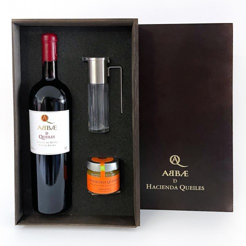 Huile d'Olive Bio Abbae de Queiles Arbequina Luxury Magnum box