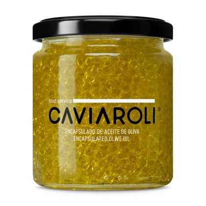 Caviaroli Oliwa z oliwek Kawior w kapsułce Oliwa z oliwek Arbequina 200g - Kawior z oliwy z oliwek - Caviaroli