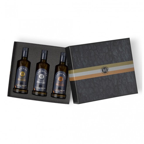 Olive Oil Gift box - Casas de Hualdo - Cornicabra 500ml- Picual 500ml- Arbequina 500ml