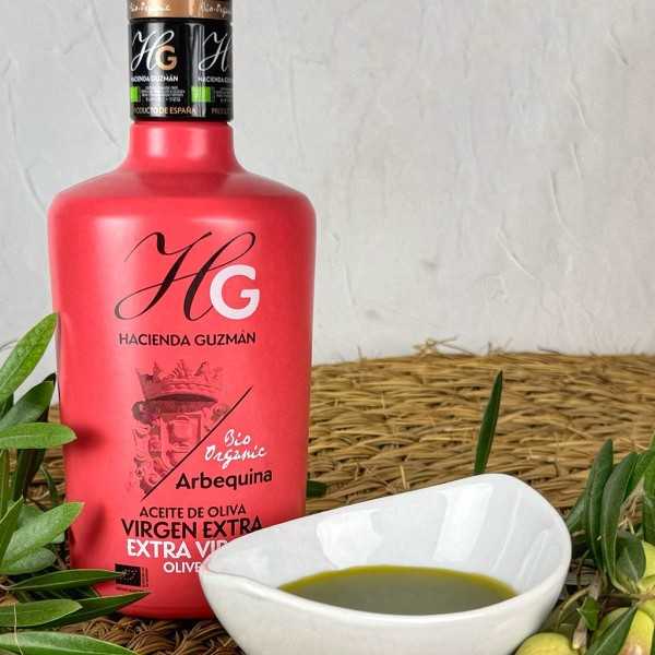 Oliwa z oliwek Hacienda Guzmán Arbequina 500 ml Puszka litrów - Oliwa z oliwek - Hacienda Guzmán