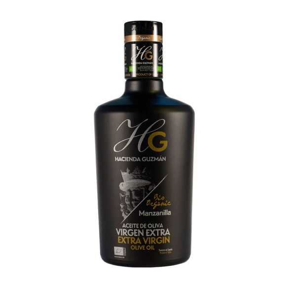 Aceite de Oliva Ecológico Hacienda Guzmán Manzanilla sevillana 500 ml - Aceite de oliva virgen extra - Hacienda Guzmán