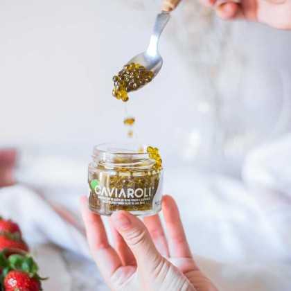 Caviaroli encapsulated olive oil & basil 50g - Encapsulated caviar - Caviaroli 2