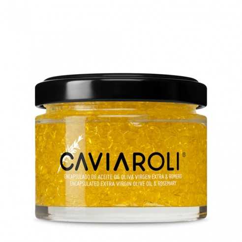 Caviaroli Olivenöl-kaviar gekapseltes Olivenöl mit Chili 50g