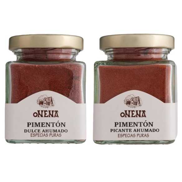 Przyprawa paprykowa ostra i słodka Onena 2X 50g - Proszek z papryki - Onena