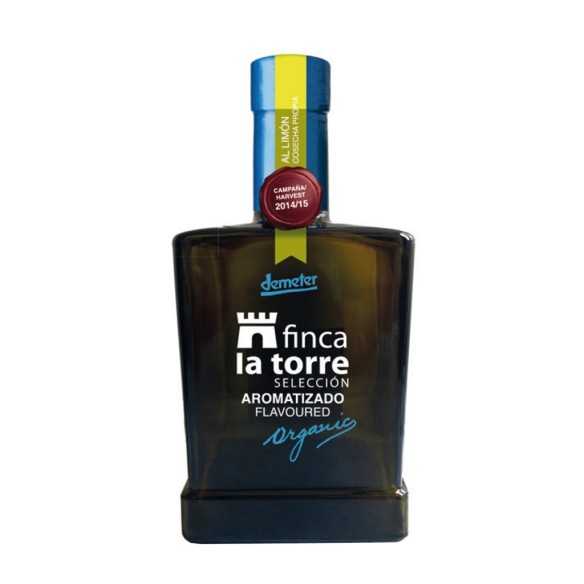 Huile d'Olive Bio Finca la Torre Arbequina au citron 250ml - Assaisonnées - Finca la Torre