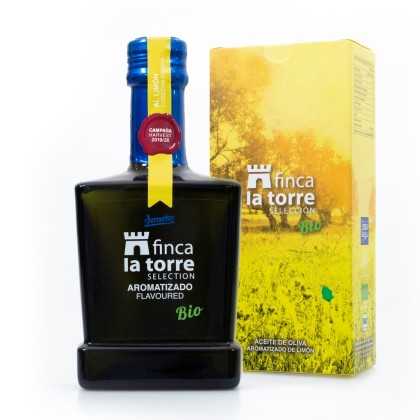 Huile d'Olive Bio Finca la Torre Arbequina au citron 250ml - Assaisonnées - Finca la Torre