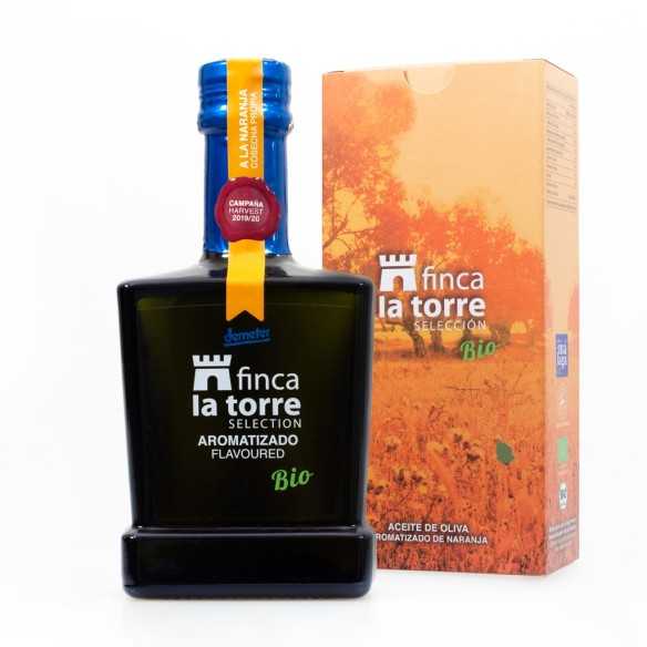 Huile d'Olive Bio Finca la Torre Arbequina à l'orange 250ml - Assaisonnées - Finca la Torre