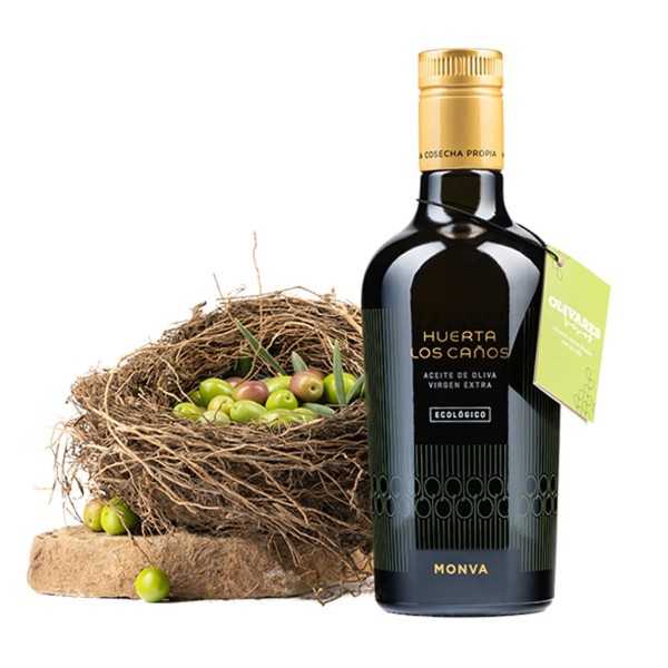Huerta Los Caños Organic Olive Oil 500 ml – MONVA Picual from Jaén