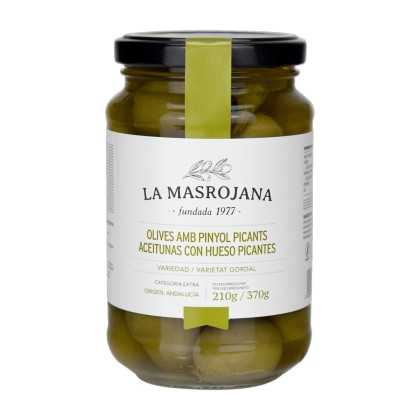 Gordal Olives Hot Spicy La Masrojana 220g - Olives - La Masrojana