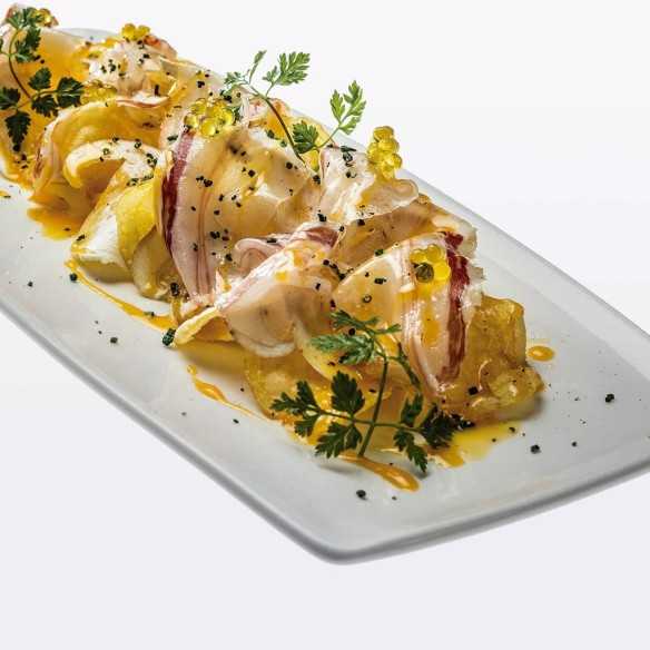 Caviaroli Olivenöl-kaviar mit weißen Trüffe