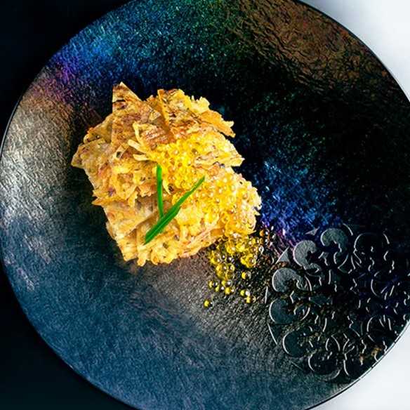 Caviaroli Olivenöl-kaviar mit weißen Trüffe