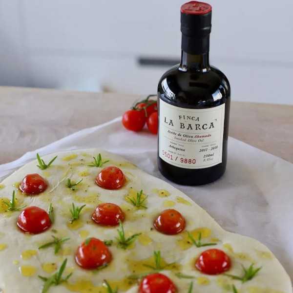 Aceite de oliva ahumado Finca la Barca
