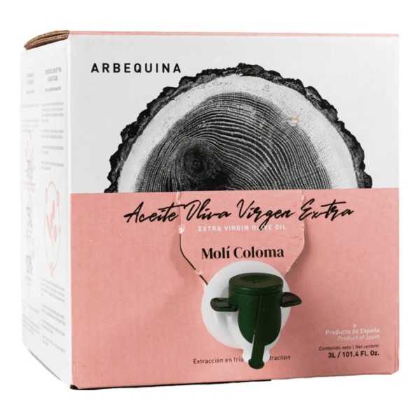 Molí Coloma arbequina aceite de oliva 3l - bag in box | Aceite español