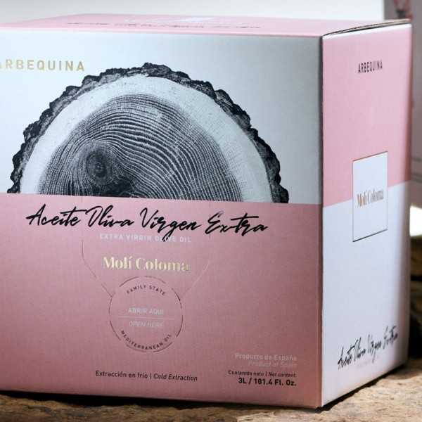 Molí Coloma arbequina aceite de oliva 3l - bag in box | Aceite español