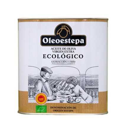 Oleoestepa Organic Olive Oil Ecologico 2.5L Canister | P.D.O. Estepa