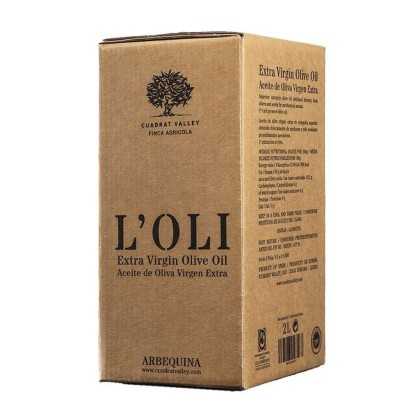 Cuadrat Valley Olive Oil Bio-Arbequina 2L Bag in Box | DOP Les Garrigues