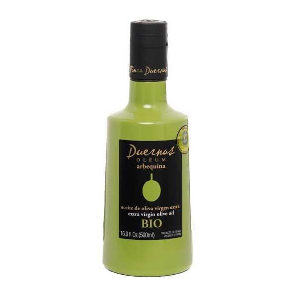 Pack de aceite ecológico Finca Duernas | Arbequina y Picual 2x500ml