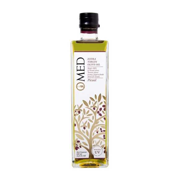 Huile d’Olive O-Med UV Picual 500ml - Huile d'olive extra vierge - O-Med