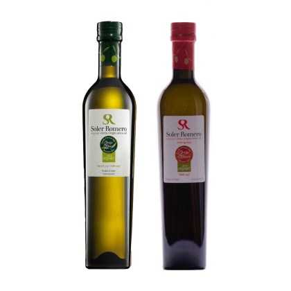 Soler Romero Organic Olive Oil Set | Picual & Arbequina 2x500 ml