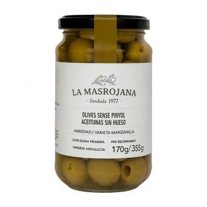 La Masrojana Entsteinte Manzanilla-Oliven 220g | Spanische Tapa