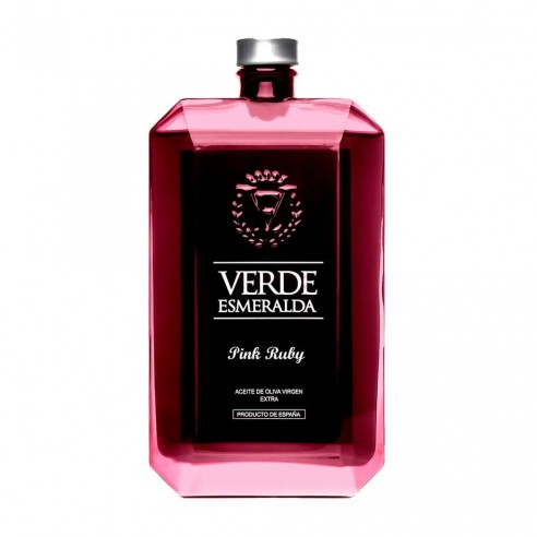 Aceite de Oliva Verde Esmeralda Pink Ruby Hojiblanca 500 ml - Aceite de oliva virgen extra - Verde Esmeralda