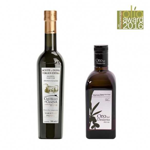 Feinschmecker Olio Award 2016 intensive fruchtiges Olivenöl Sieger Set