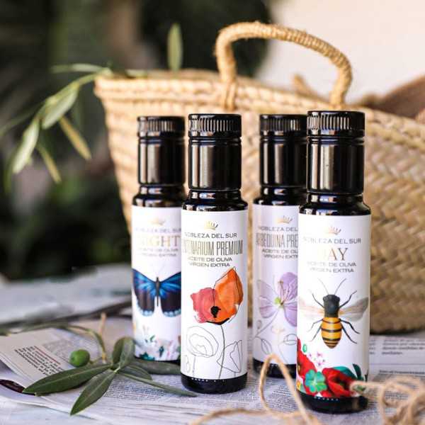 Zestaw Nobleza del Sur 4x100 ml | Arbequina, Picual, Day & Night