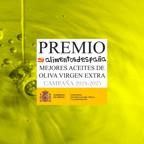Mejor Aceite de Oliva de España 2025 – O-Med Picual - Premio Alimentos de españa ganador 2025 - Aceite de oliva virgen extra ...