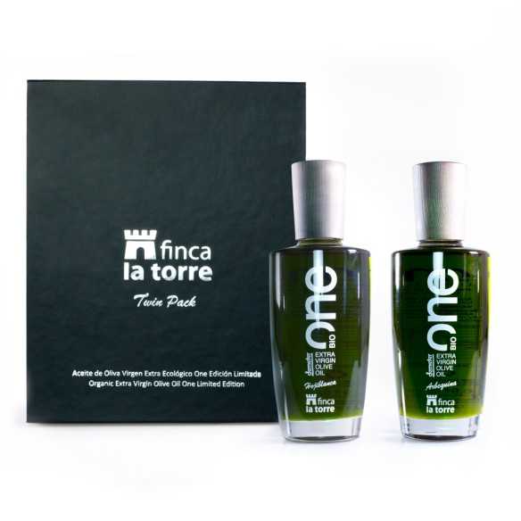 Organic Olive Oil Finca la Torre One Organic Edición Limitada Twins 2X200ml - Organic olive oil - Finca la Torre